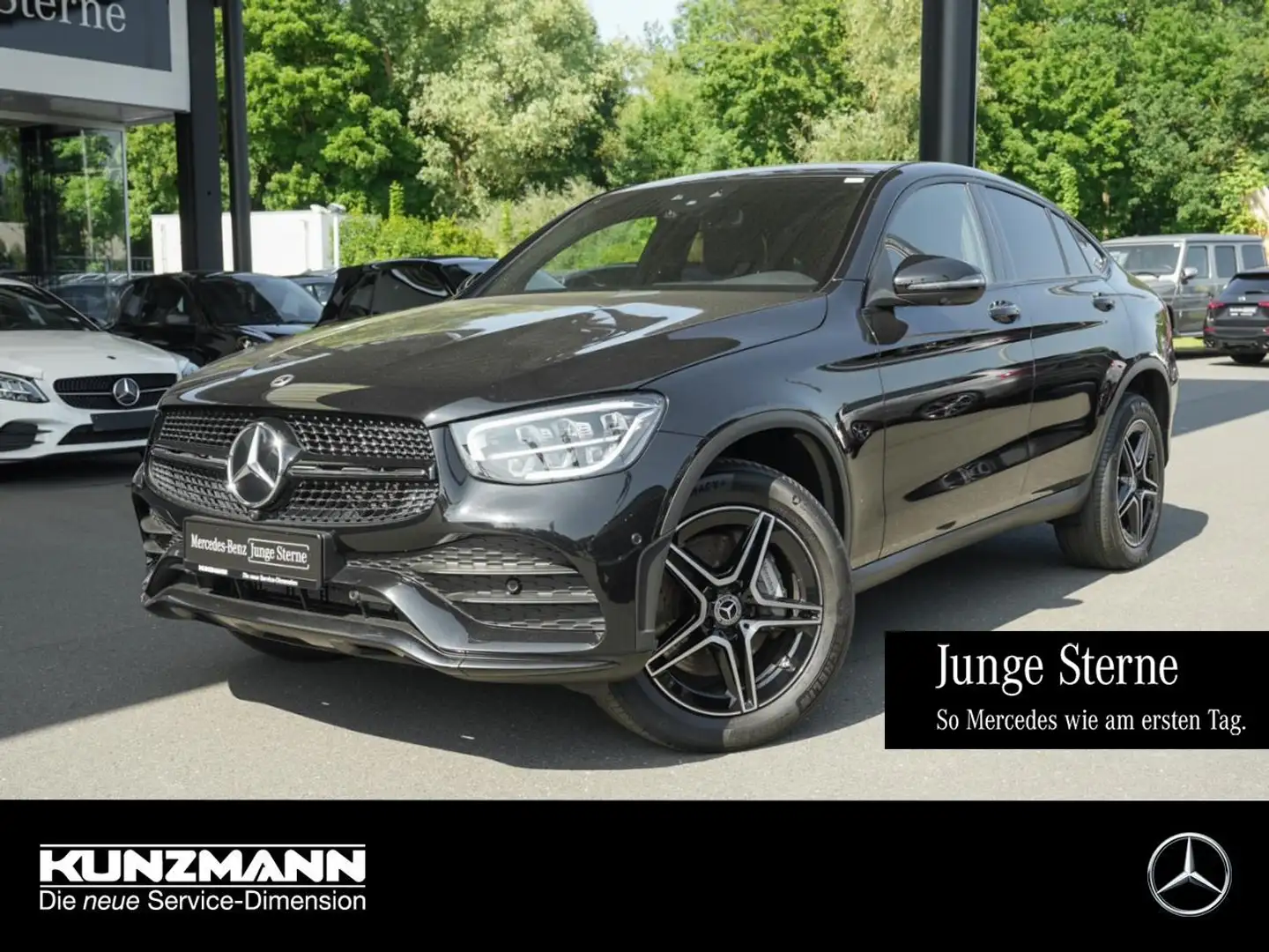 Mercedes-Benz GLC 300 de 4M Coupé AMG Night MBUX Navi+ 360° Nero - 1