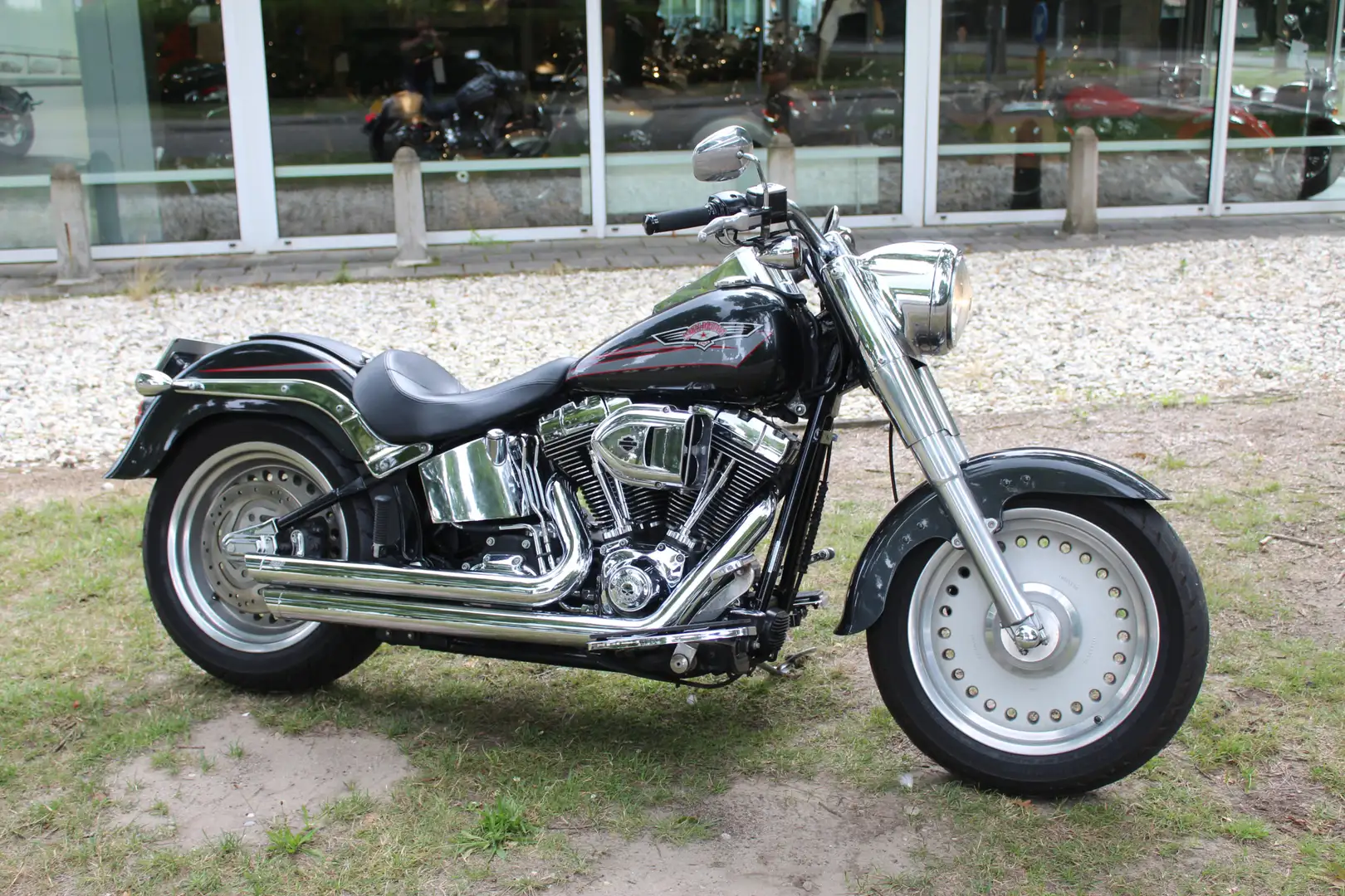 Harley-Davidson Fat Boy FLST-F Argent - 1
