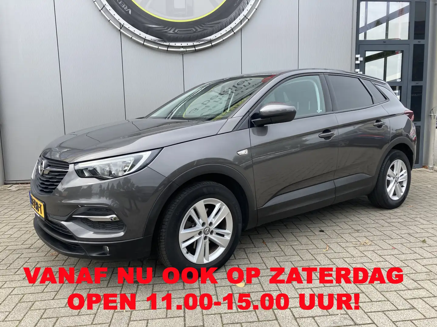 Opel Grandland X 1.2 Turbo Online Edition Leer | Trekhaak | Apple C Grijs - 1