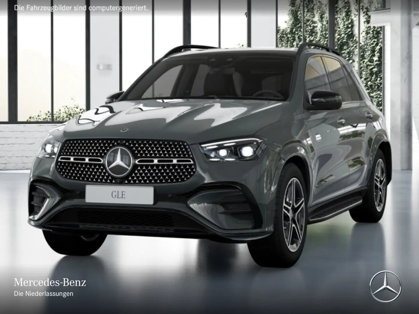 Mercedes-Benz GLE 450 d 4M AMG+NIGHT+PANO+360+AHK+MULTIBEAM+20" Gris - 2