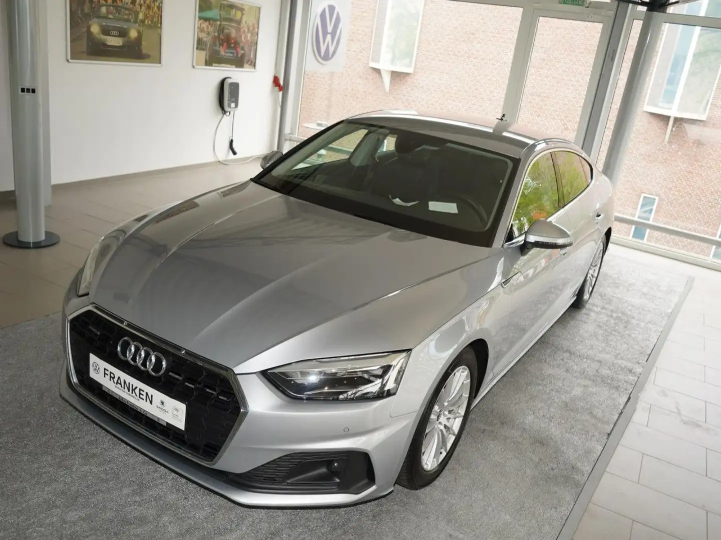 Audi A5 2.0 TDI Quattro Sportback KAMERA NAVI SITZH LED Silber - 2