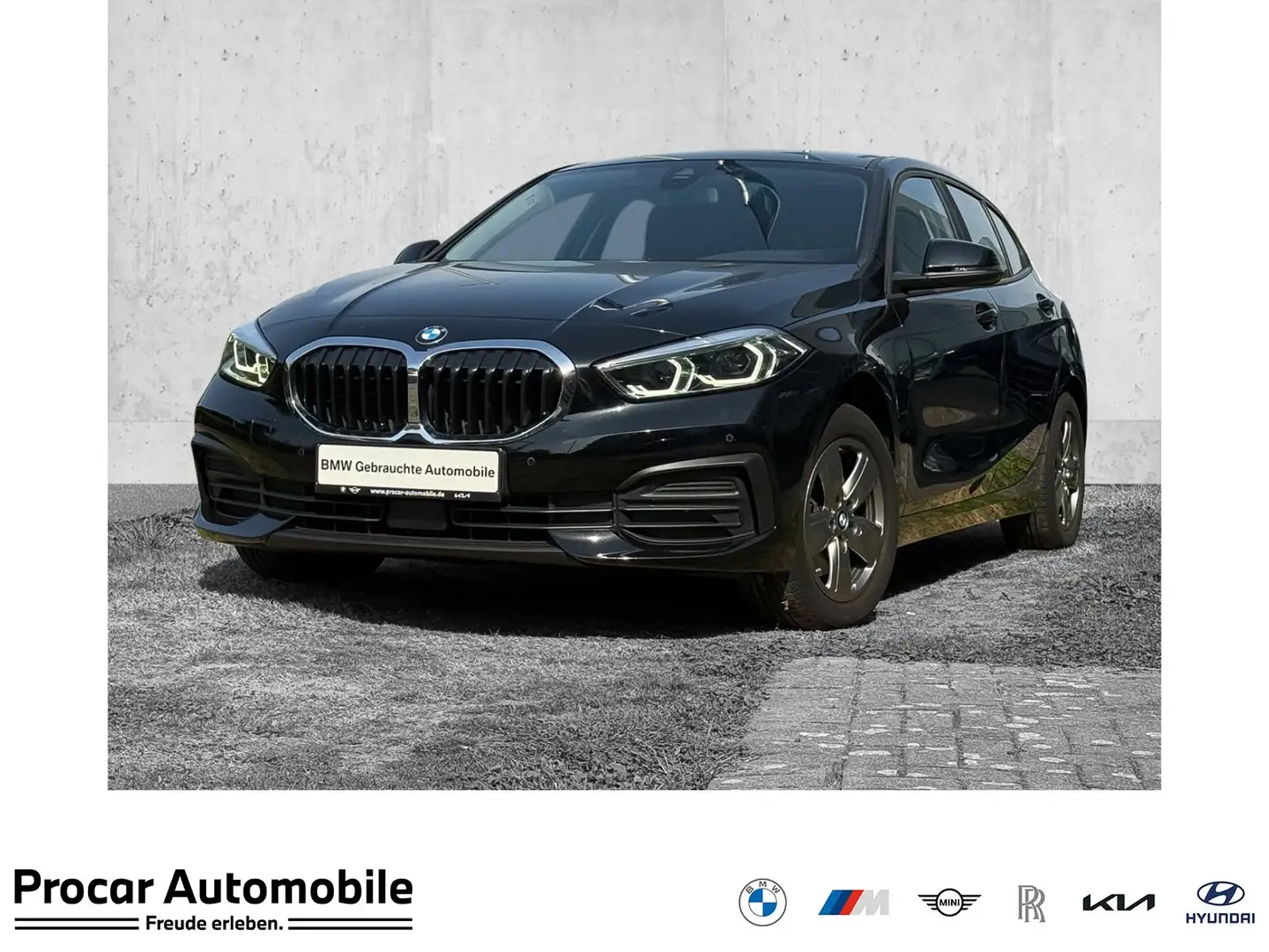 BMW 118 i Navi LED DAB CarPlay AndroidAuto Schwarz - 1