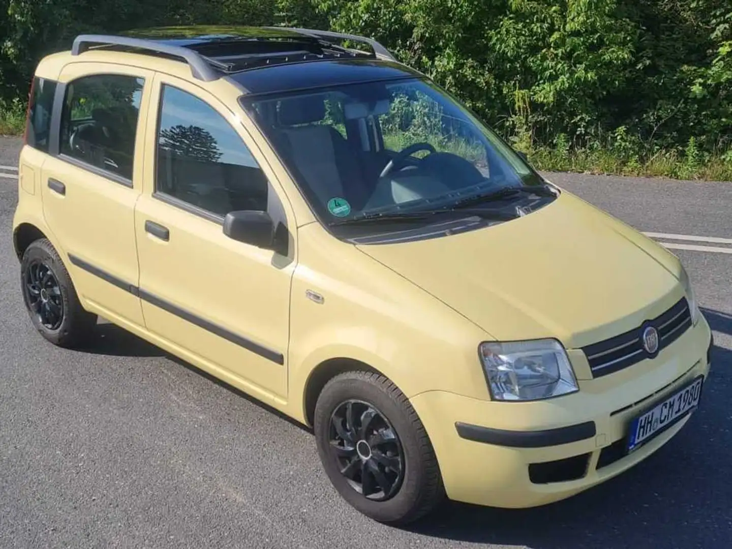 Fiat Panda 1.2  /TÜV Neu/Panorama/Wunderschön Jaune - 1