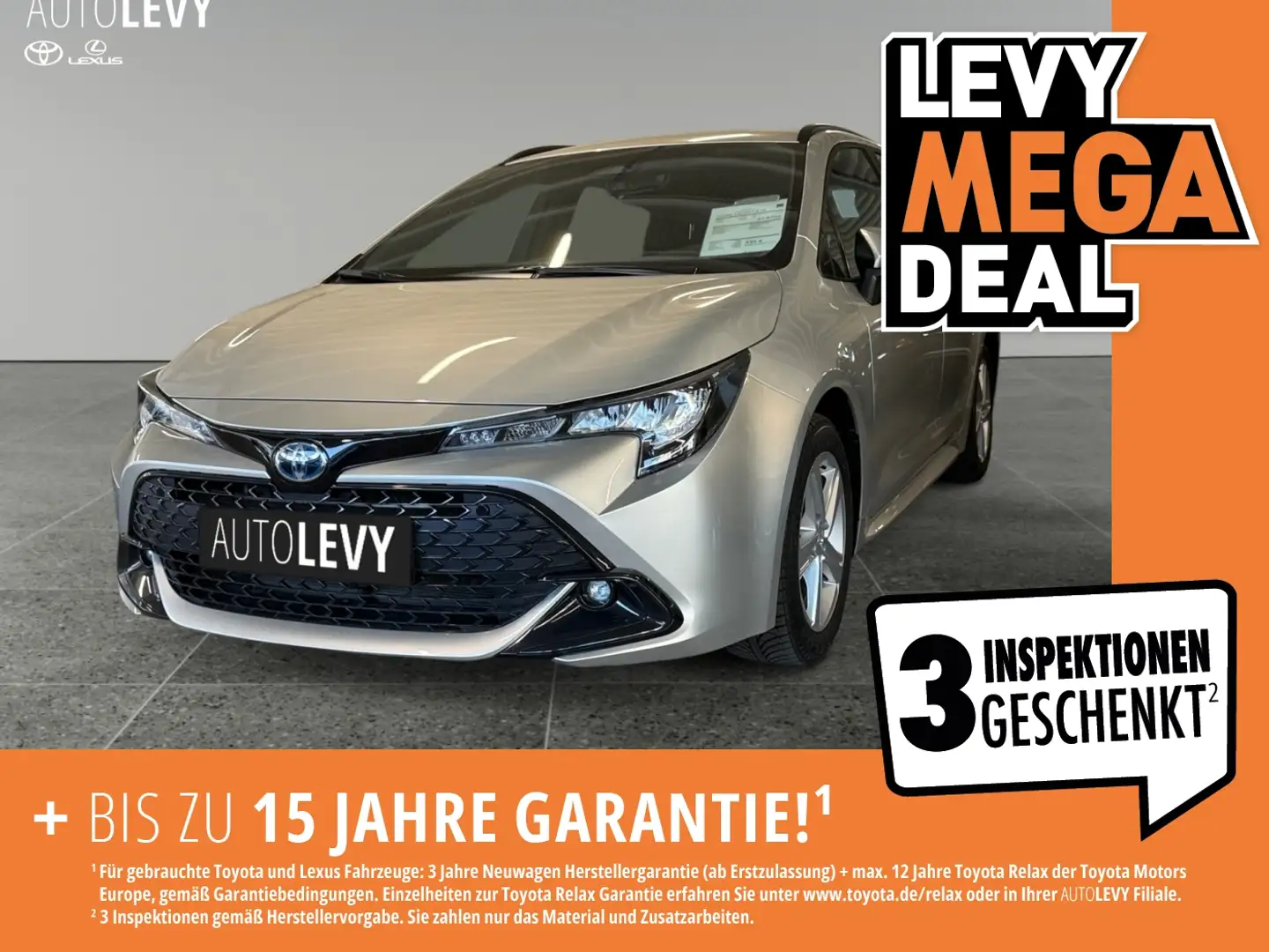 Toyota Corolla TS 1.8 Hybrid Business +CarPlay+Kamera+ Silber - 1