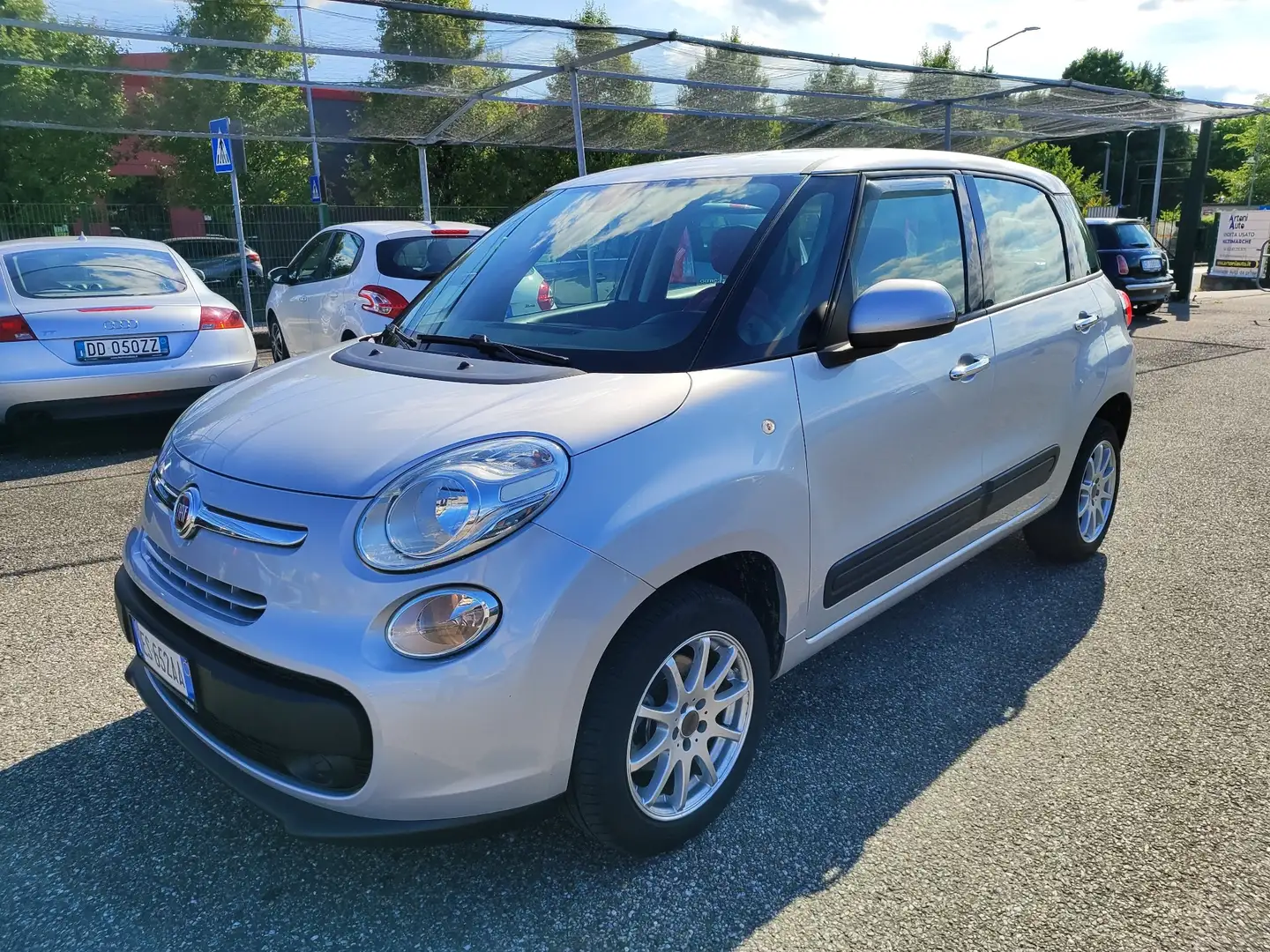 Fiat 500L 0.9 t.air t. natural power Easy 80cv Argento - 2
