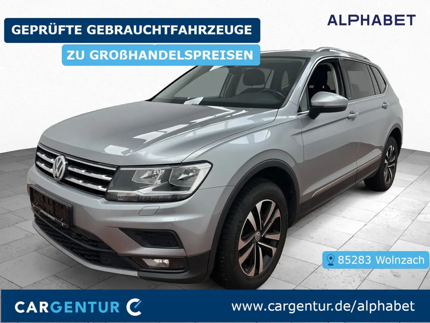 Volkswagen Tiguan Allspace 2.0 TDI United AHK El.Heckkl. Argent - 1
