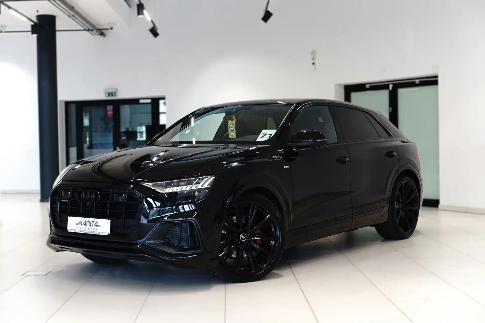 Audi Q8 50|S-LINE|SOFT|LUFT|3D-KAM.|MEMO|ACC|23-ZOLL| Noir - 1