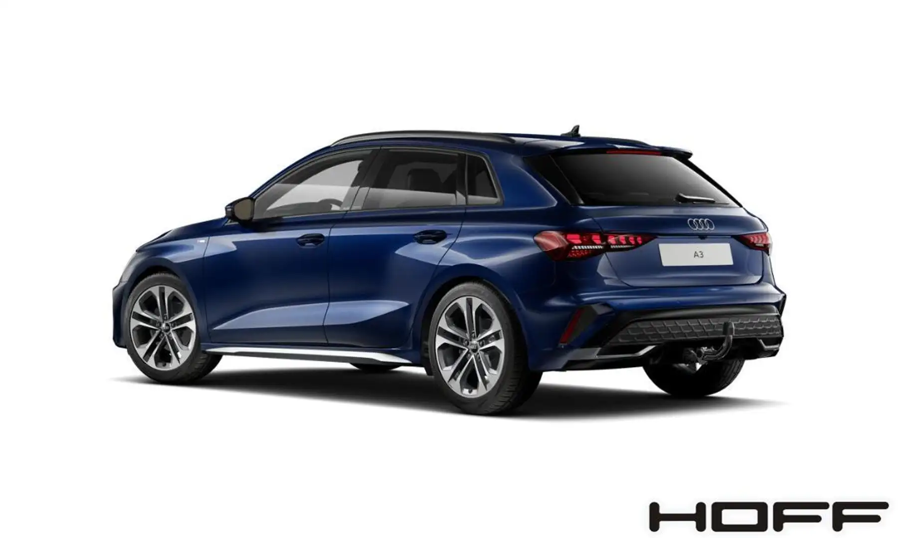 Audi A3 S line AHK Head up Leder Sonos 18 Zoll Navi Blau - 2