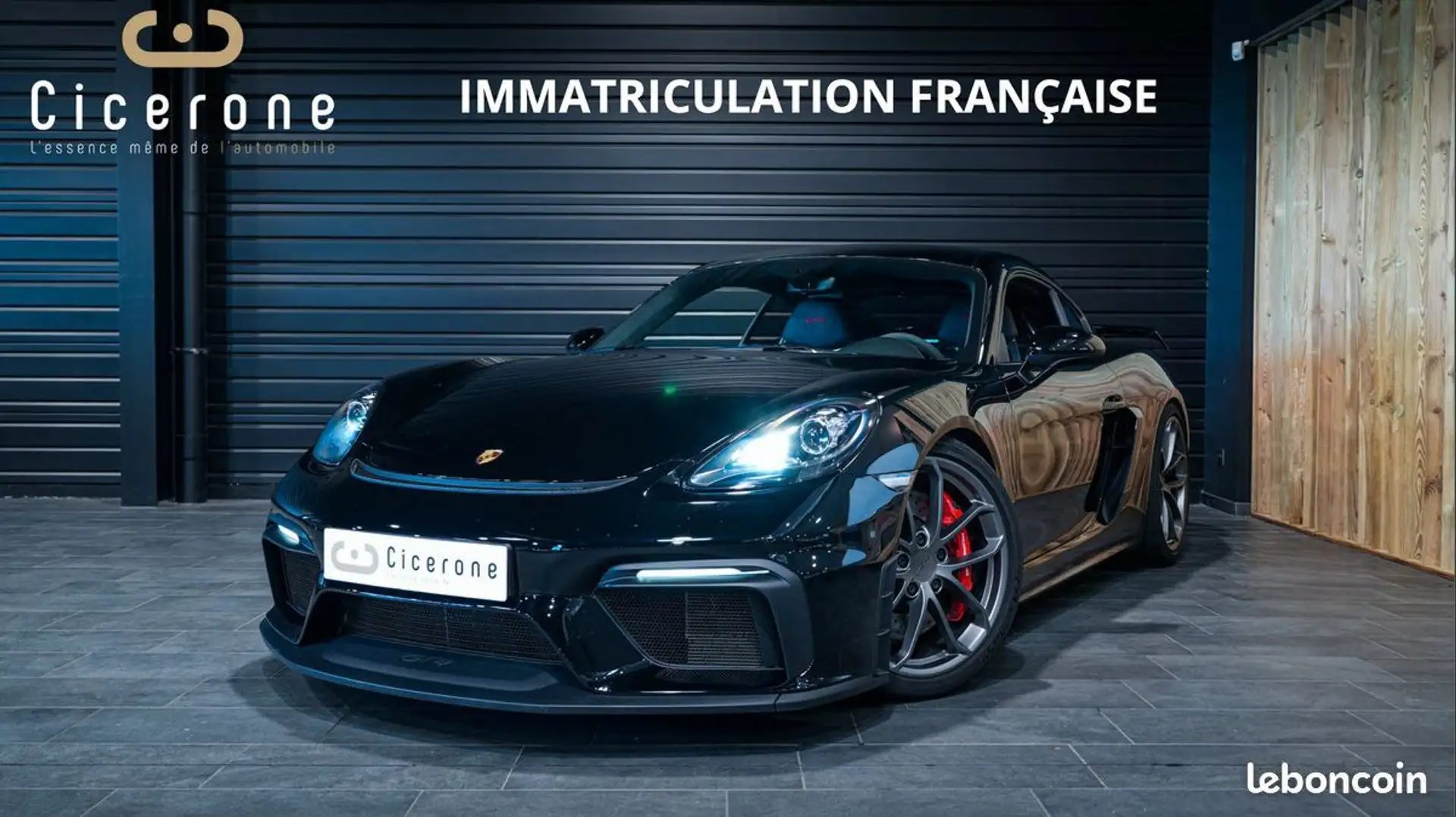 Porsche Cayman 718 GT4 PPF COMPLET FULL SERVICE BOITE MÉCANIQUE F Noir - 1