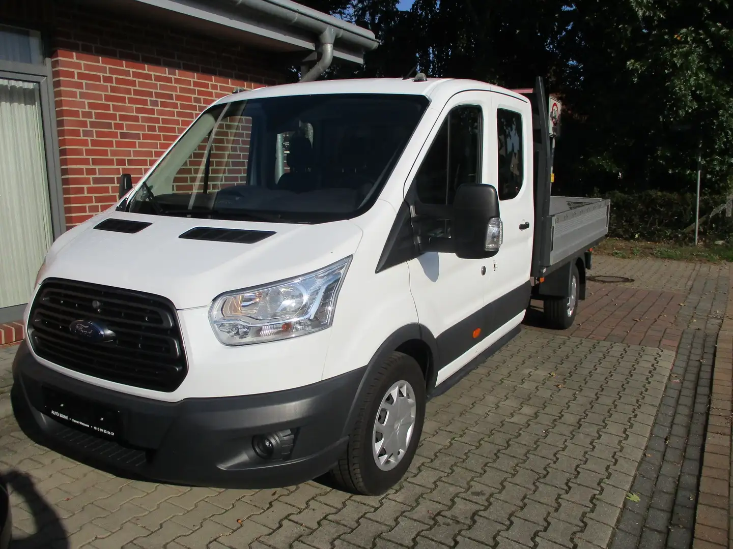 Ford Transit Pritsche 350 L3 DoKa Trend AHK 7 Sitze Weiß - 1