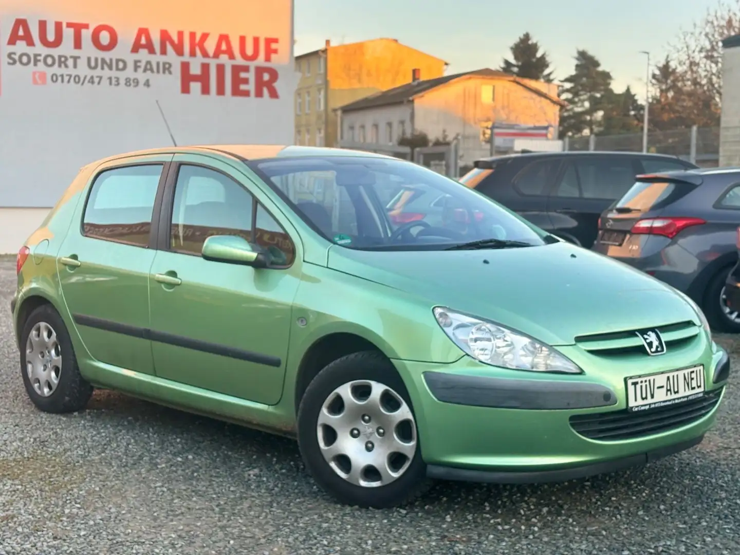 Peugeot 307 KLIMA, 8xBereift,Ölservice+TV+AU-NEU Grün - 2