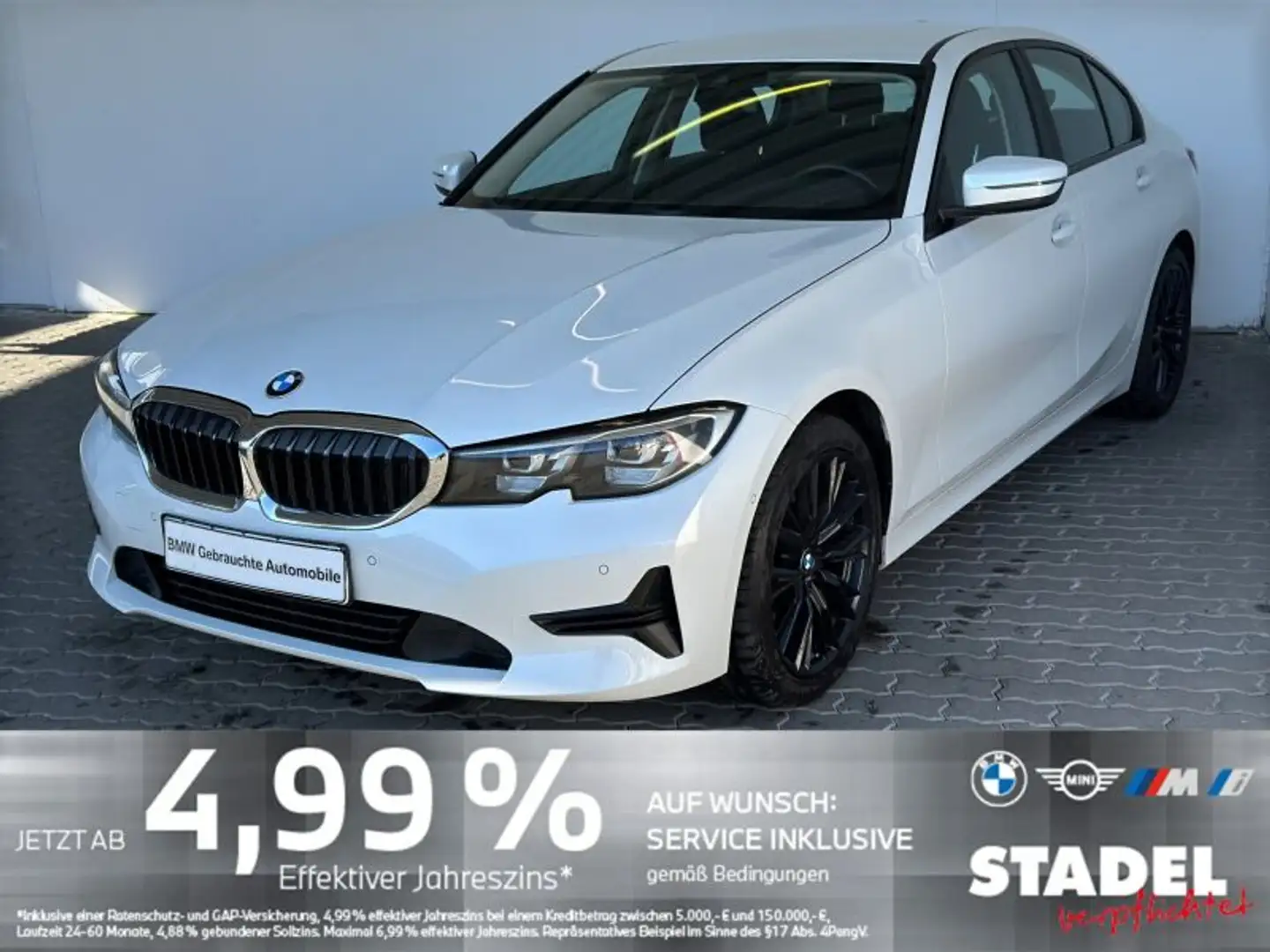 BMW 320 iA Lim. Advantage Navi.LED.DriveAs.RüKam.HiFi Weiß - 2