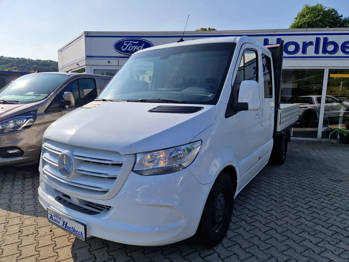 Mercedes-Benz Sprinter Doppelkab. Pritsche Weiß - 1