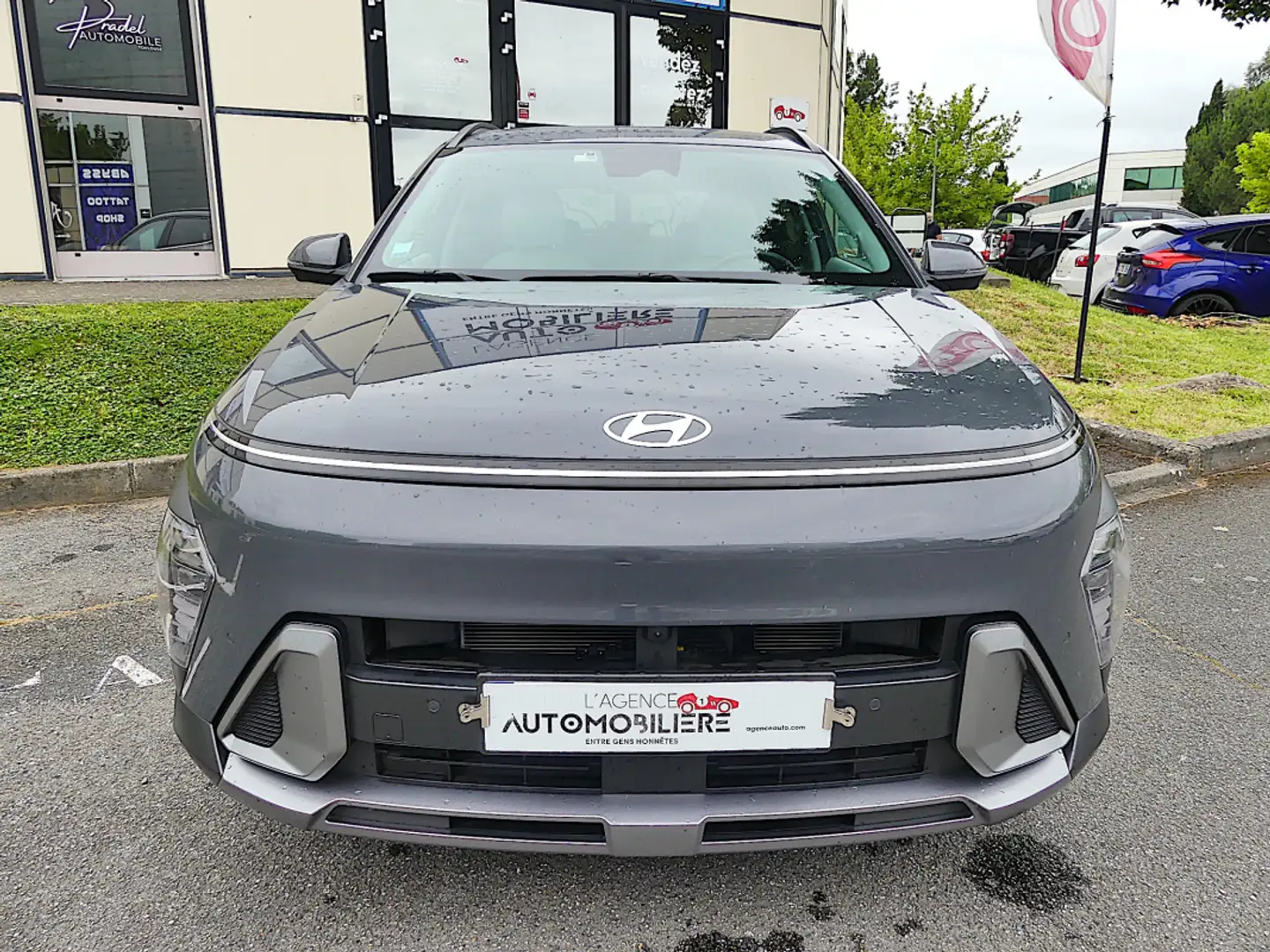 Hyundai KONA HYBRID 1.6 GDI 141 EXECUTIVE ATTELAGE AMOVIBLE Gris - 2