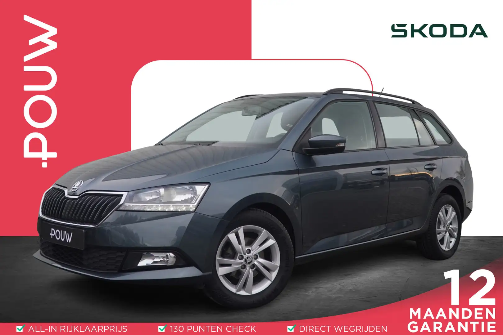 Skoda Fabia Combi 1.0 TSI 95pk Ambition | Stoelverwarming | Ap Gris - 1