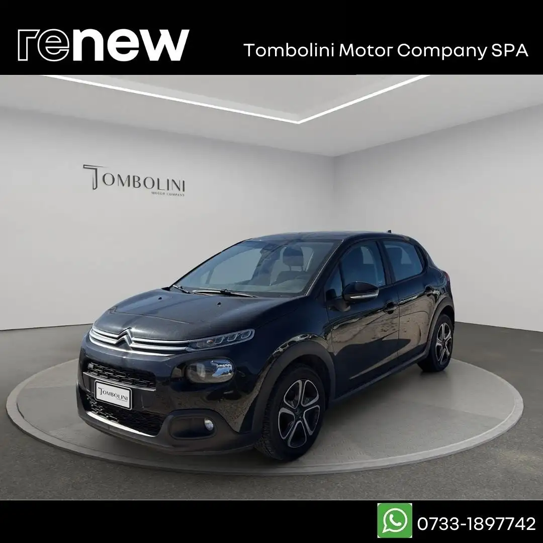 Citroen C3 C3 III 2017 1.2 puretech Feel 82cv neopatentati Schwarz - 1