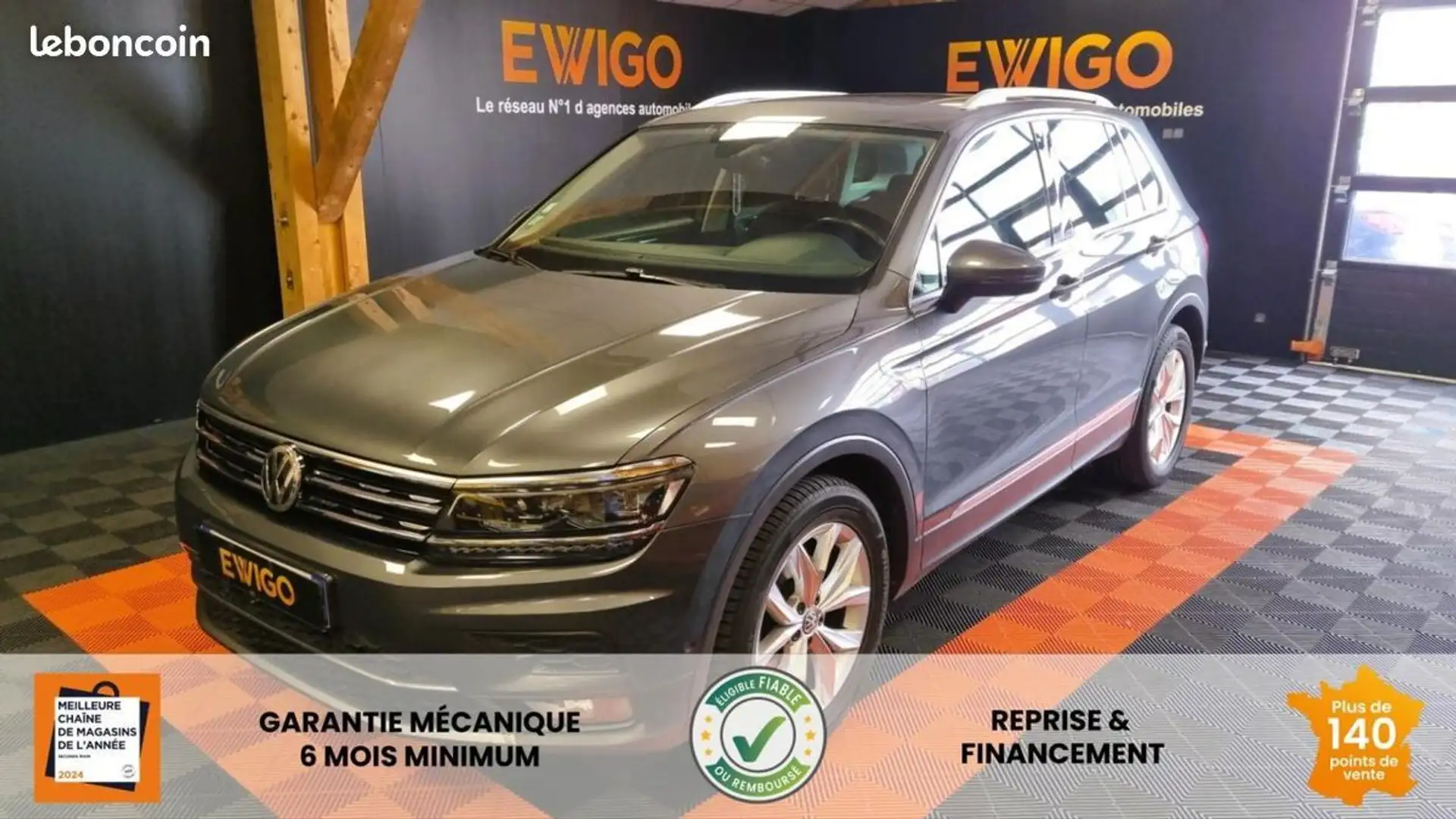 Volkswagen Tiguan 2.0 TDI 150 BLUEMOTION CARAT Gris - 1