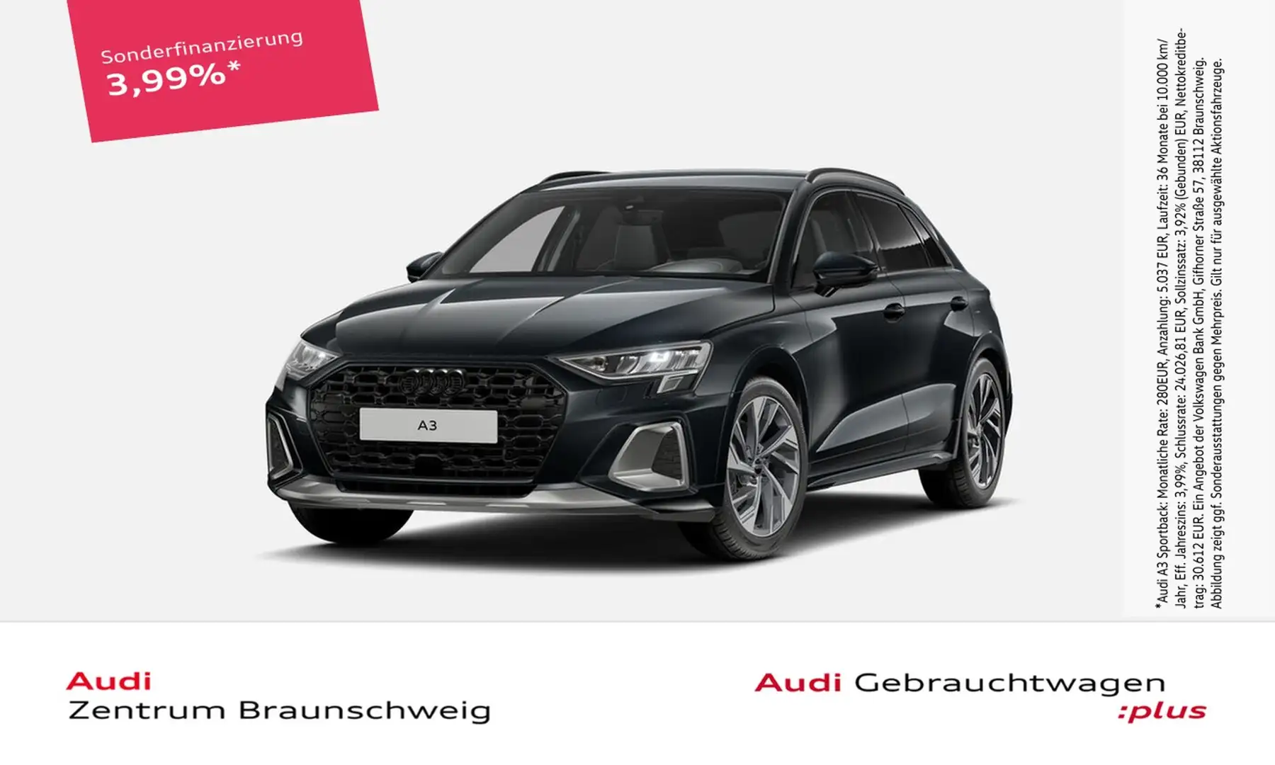 Audi A3 allstreet 35 TFSI S-tronic SHZ+KLIMA+STANDHZG Gris - 1