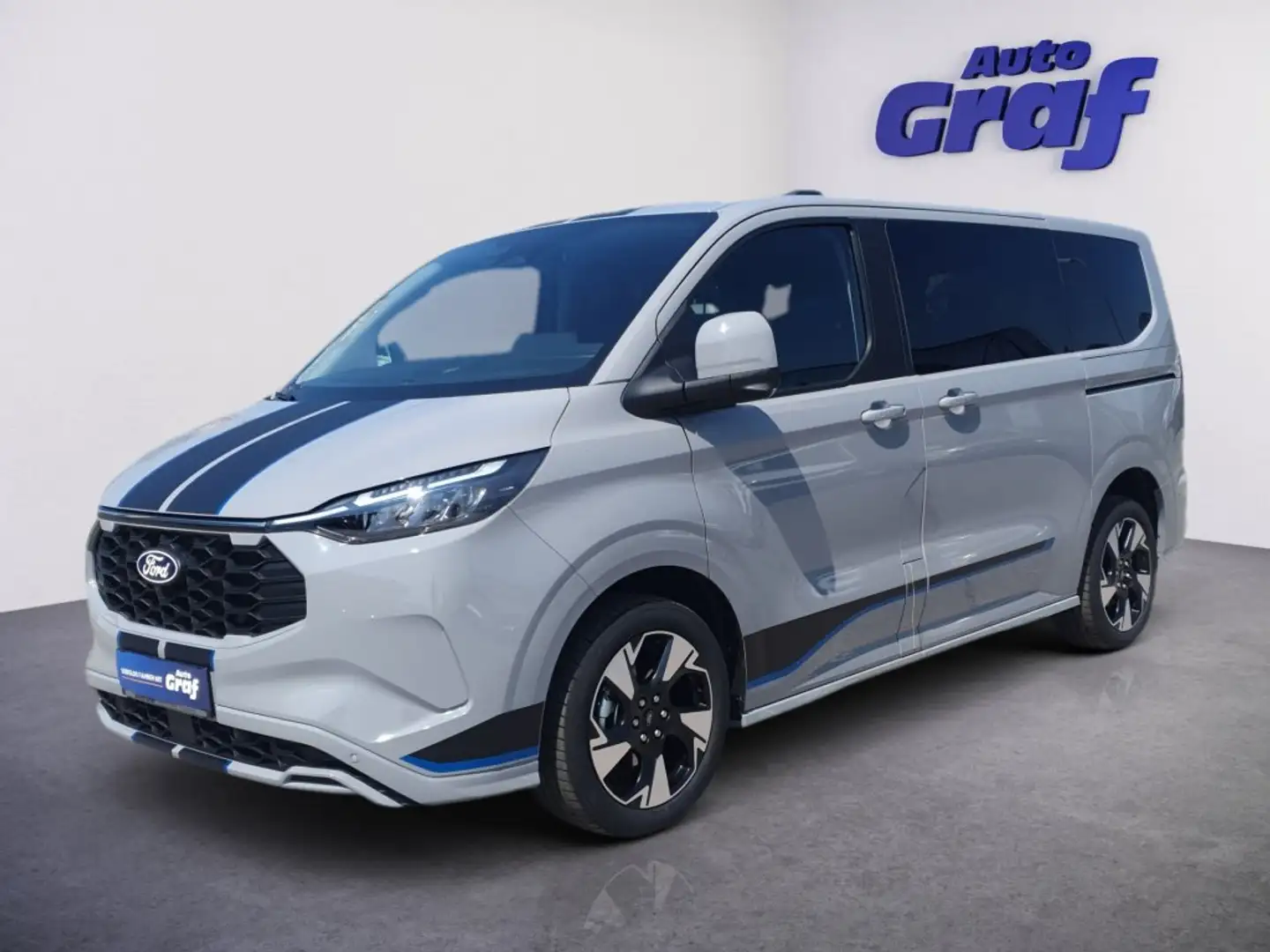 Ford Tourneo Custom Bus 2.5 PHEV 340 L1H1 FWD Sport Aut Grau - 1