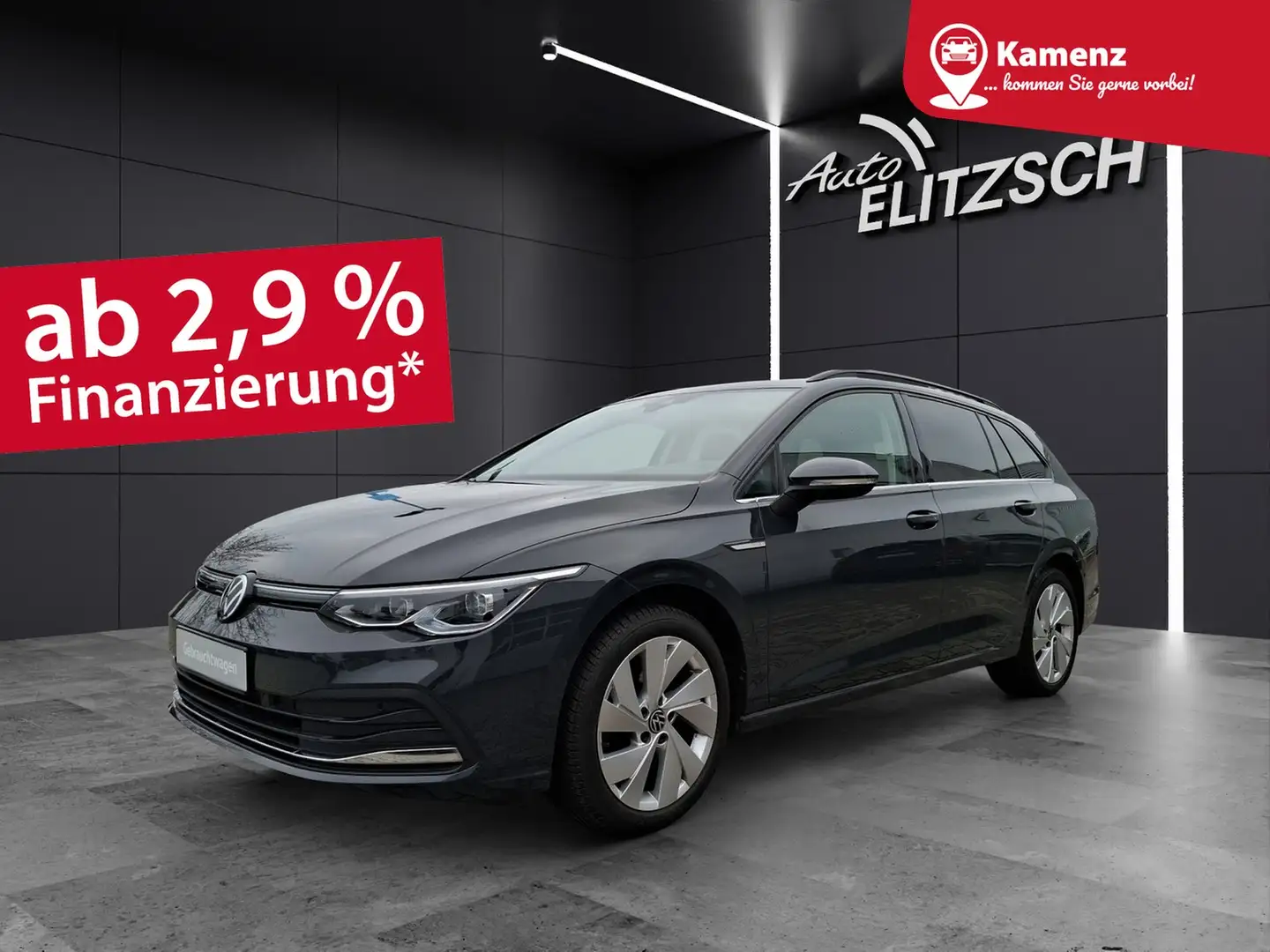 Volkswagen Golf VIII Variant TDI Style DSG LED Navi AID ACC Par... Grau - 1