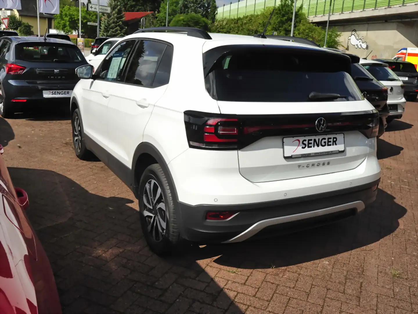Volkswagen T-Cross 1.0TSI Active DSG ACC SHZ PDC AppConnect Blanc - 2