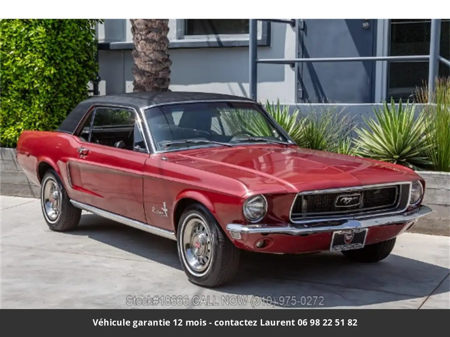 Ford Mustang 289 V8 1968 Tout compris Red - 1