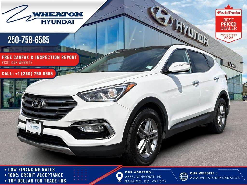 2017 Hyundai Santa Fe SE AWD, Local Island unit, Heated leather seats w/
