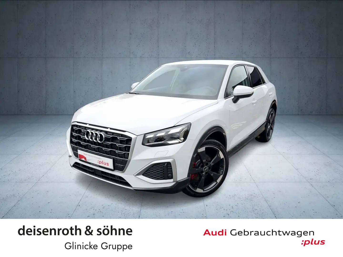 Audi Q2 Advanced 35 TFSI S tr AHK/Matrix/Nav/19"/soun Weiß - 1