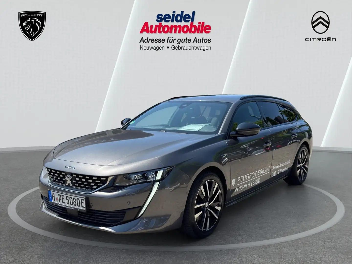 Peugeot 508 SW Hybrid 225 GT, zeitgemäß Plug in Hybrid Grau - 1