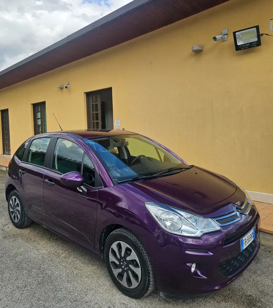Citroen C3 C3 1.0 puretech Seduction 68cv E6 Paars - 1
