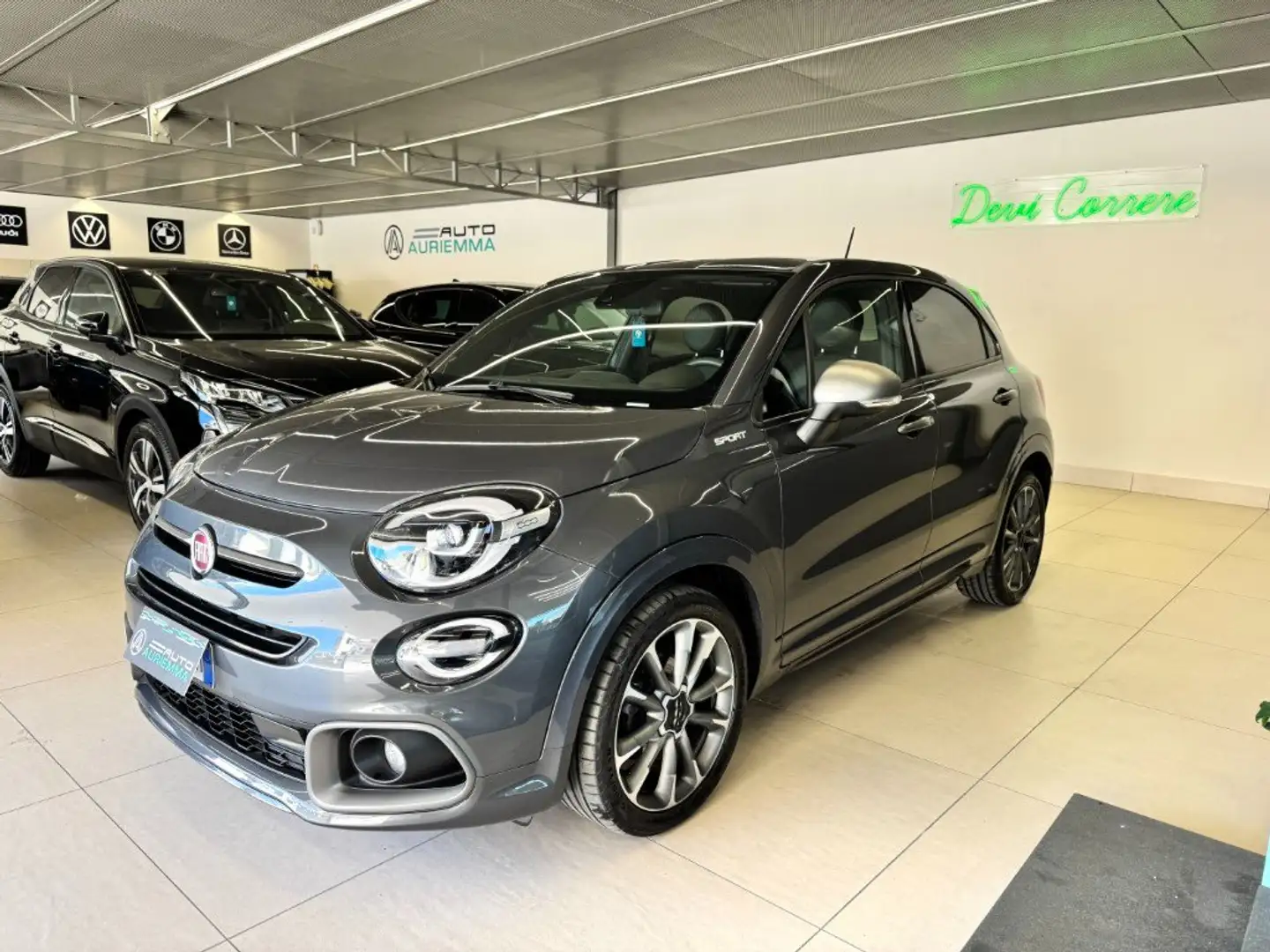 Fiat 500X 1.6 MTJ 130 CV SPORT + FARI FULL LED UFFICIALE Grigio - 1