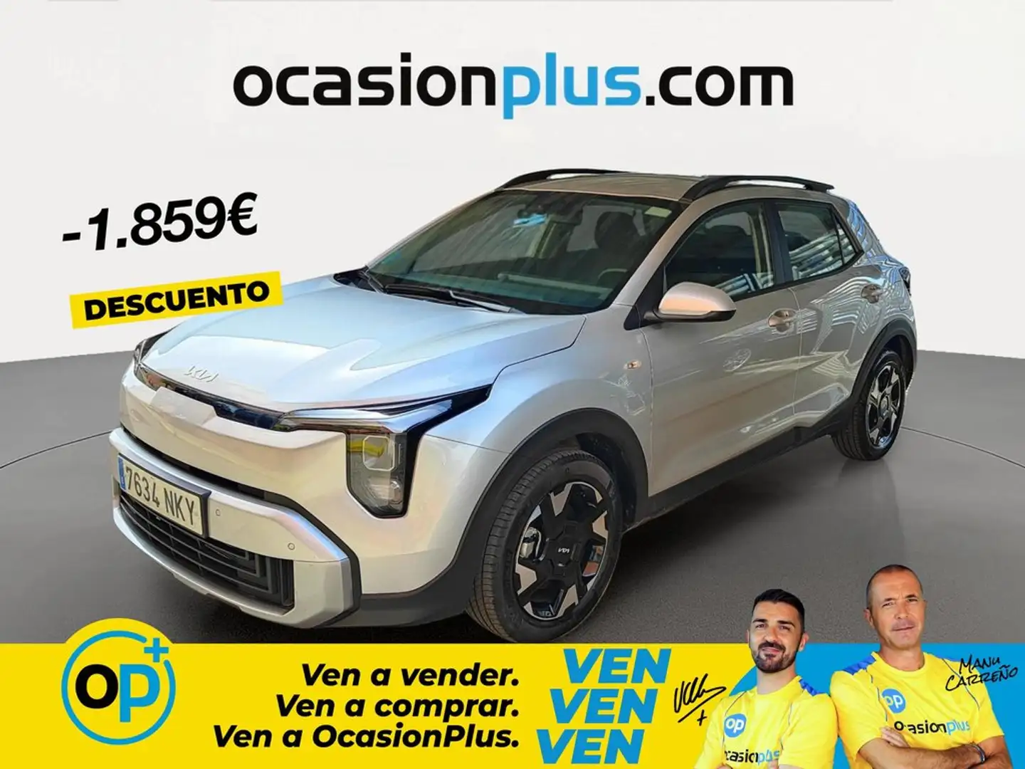 Kia Stonic 1.0 T-GDi MHEV Concept 100 Gris - 1
