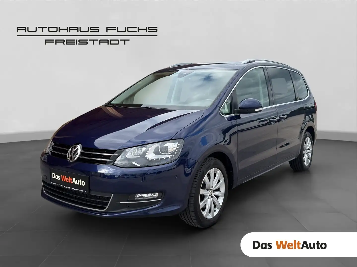 Volkswagen Sharan Business+ TDI SCR DSG 7-Sitzer Blau - 1