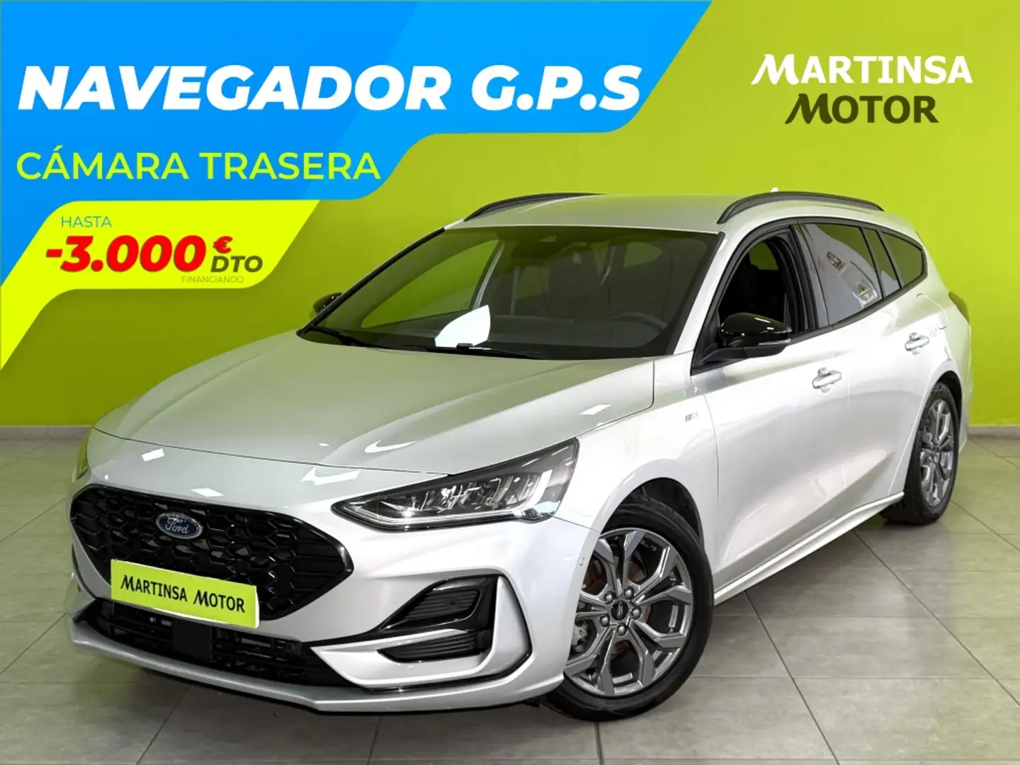 Ford Focus 1.0 Ecoboost ST-Line 125 Plateado - 1