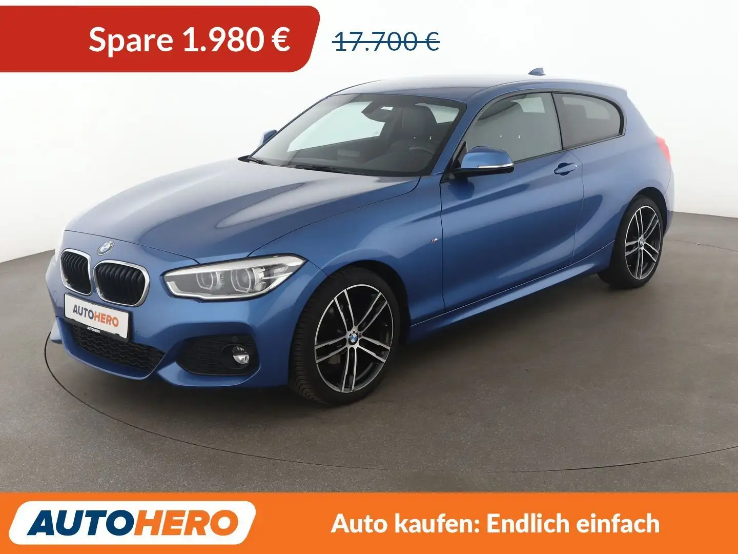 BMW 118 118i M Sport*NAV*LED*TEMPO*PDC*SHZ Blau - 1