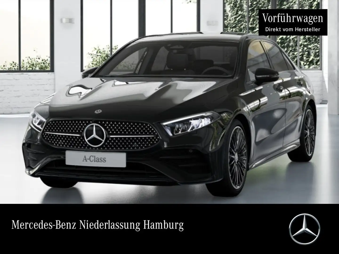 Mercedes-Benz A 250 e Lim AMG+NIGHT+PANO+LED+KAMERA+TOTW+8G Black - 1