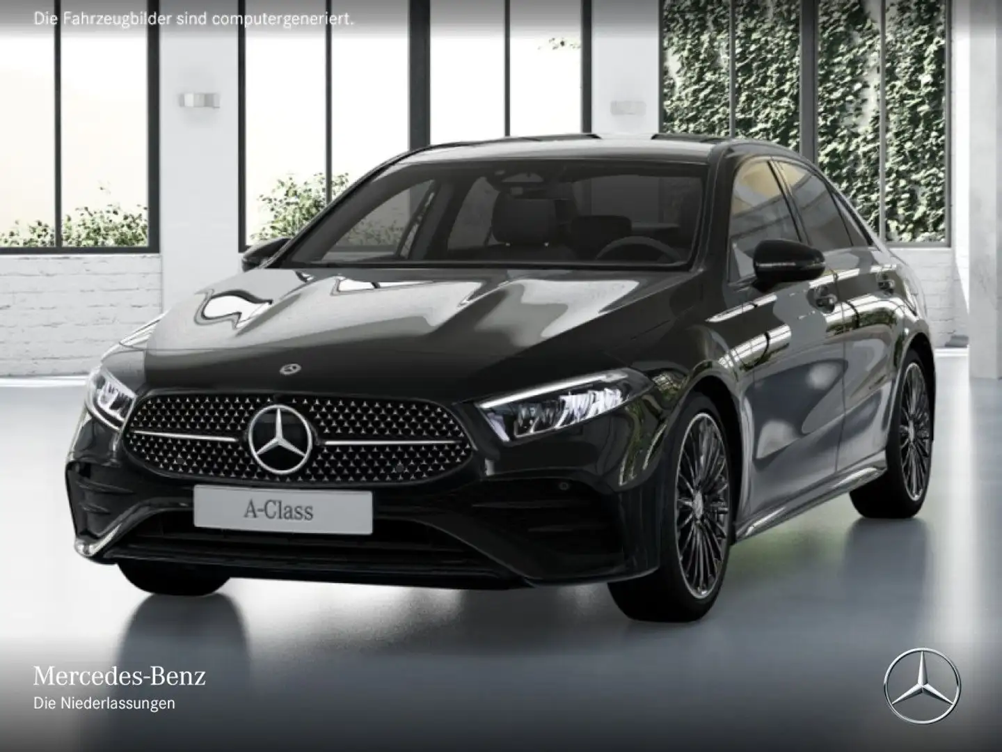Mercedes-Benz A 250 e Lim AMG+NIGHT+PANO+LED+KAMERA+TOTW+8G Black - 2