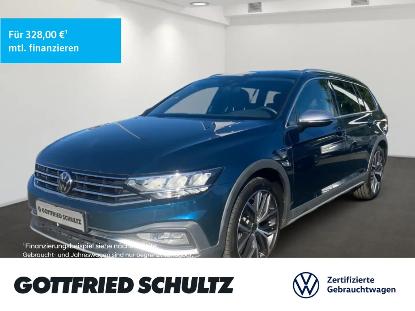 Volkswagen Passat Alltrack 2.0 TDI DSG 4Motion Rear View DAB Bleu - 1