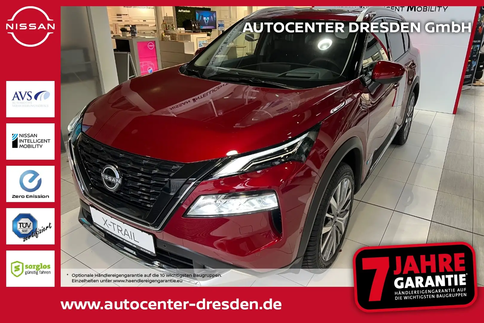 Nissan X-Trail 1.5VC-T e-4ORCE Tekna+ 4x4 Navi 360 BOSE Blanc - 1