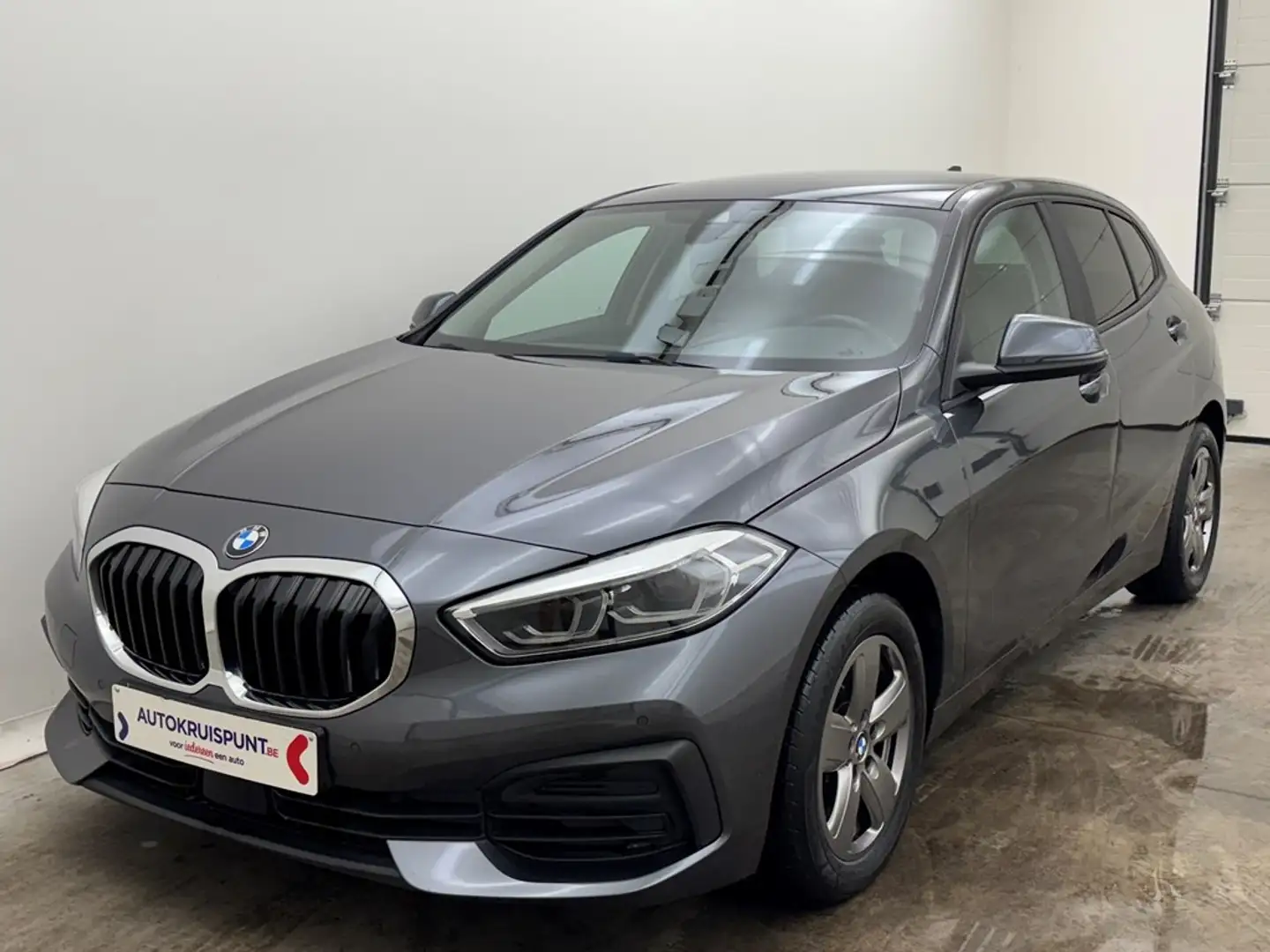 BMW 116 d AUT. Leder GPS Dig.airco Alu Led Gris - 1