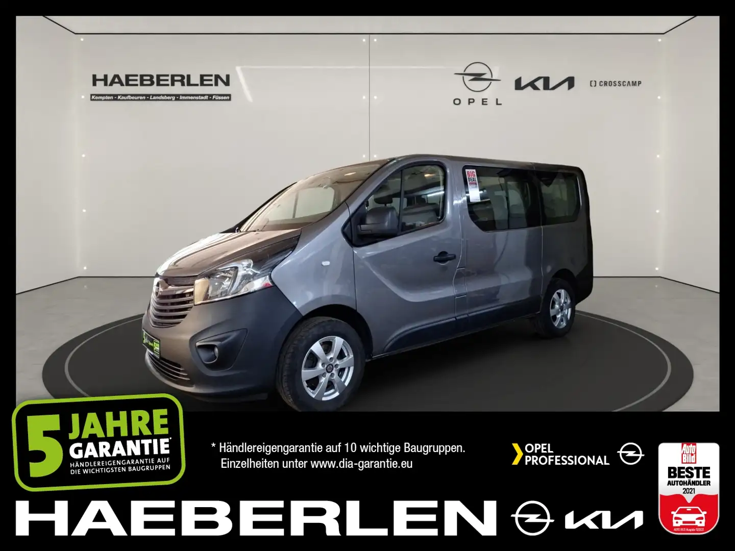 Opel Vivaro B Kasten/Kombi 1.6 CDTI L1H1 2.7t Combi Grau - 1