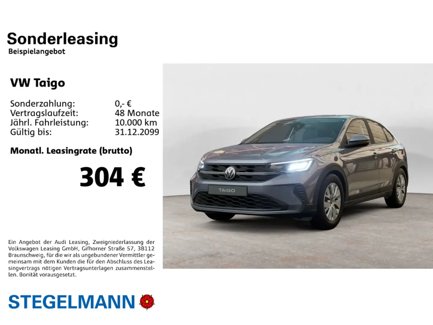 Volkswagen Taigo 1.0 TSI Grau - 2
