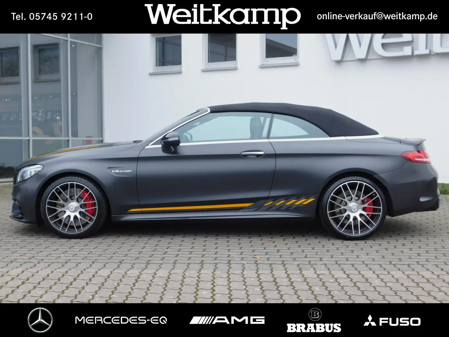 Mercedes-Benz C 63 AMG AMG C 63 S Cabriolet Final Edition+Head-Up+Keyl. siva - 2