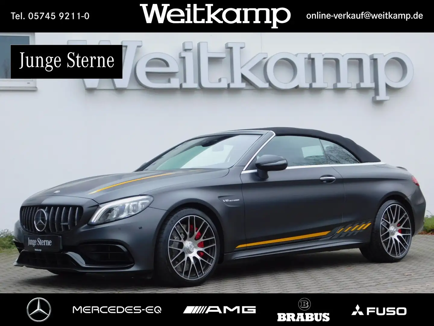 Mercedes-Benz C 63 AMG AMG C 63 S Cabriolet Final Edition+Head-Up+Keyl. siva - 1