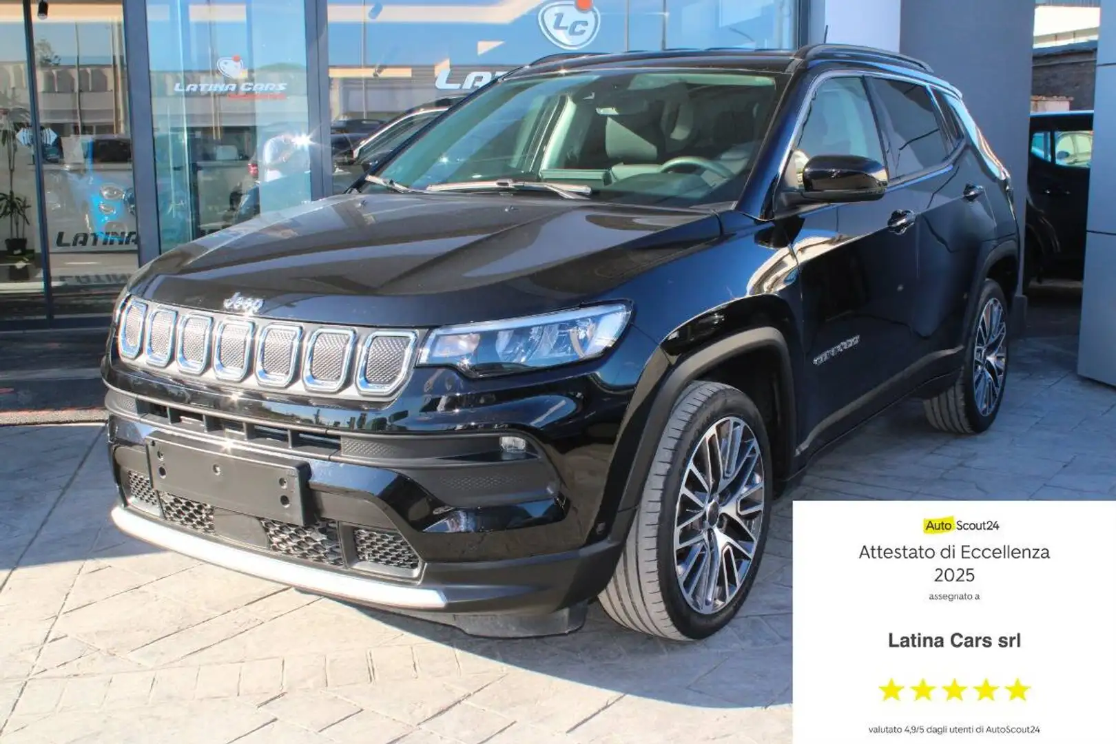 Jeep Compass 1.6 mjt Limited 130cv Con CARPLAY & TELECAMERA Negro - 1