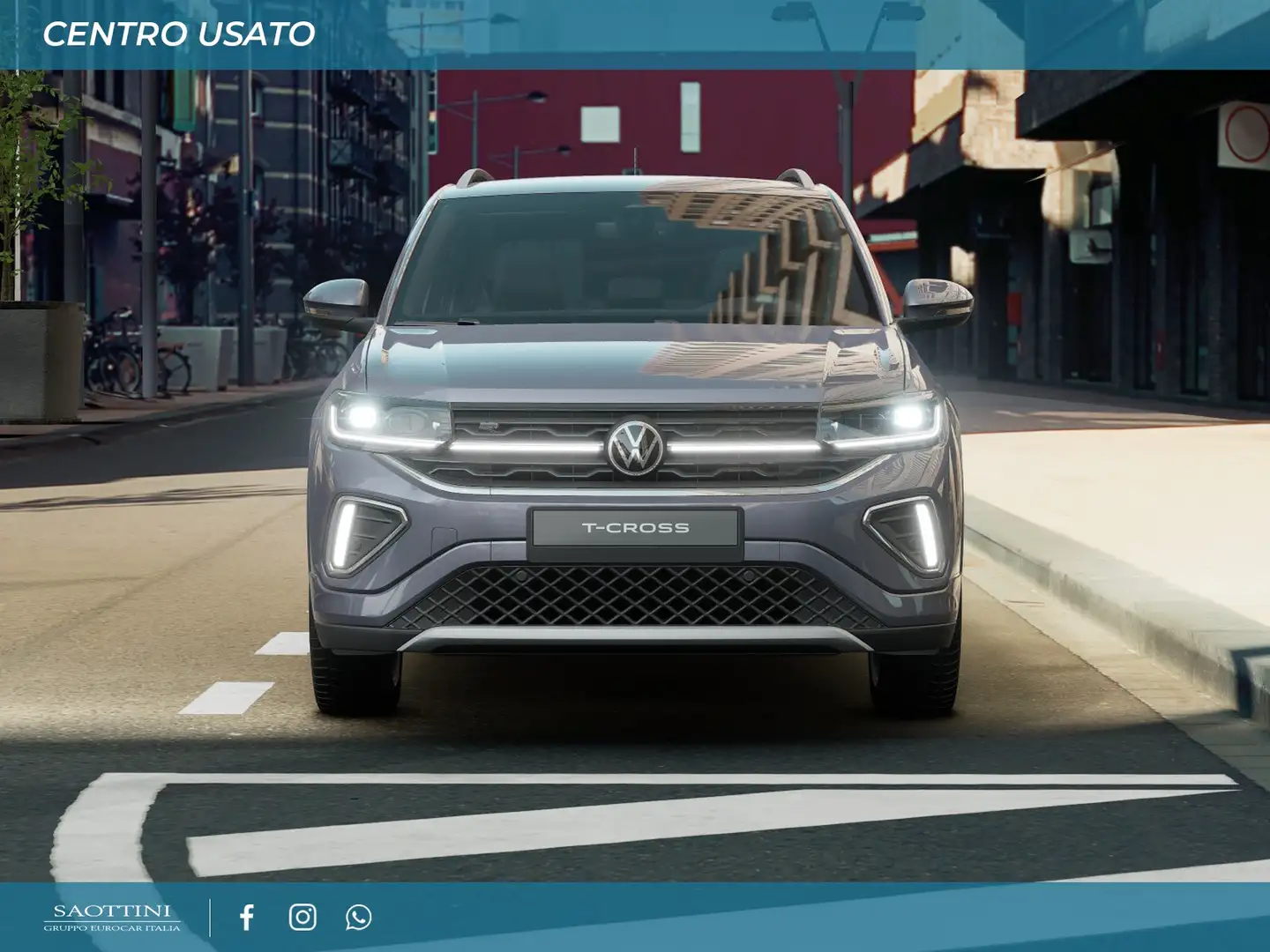 Volkswagen T-Cross 1.0 TSI R-line 115 CV Gris - 2
