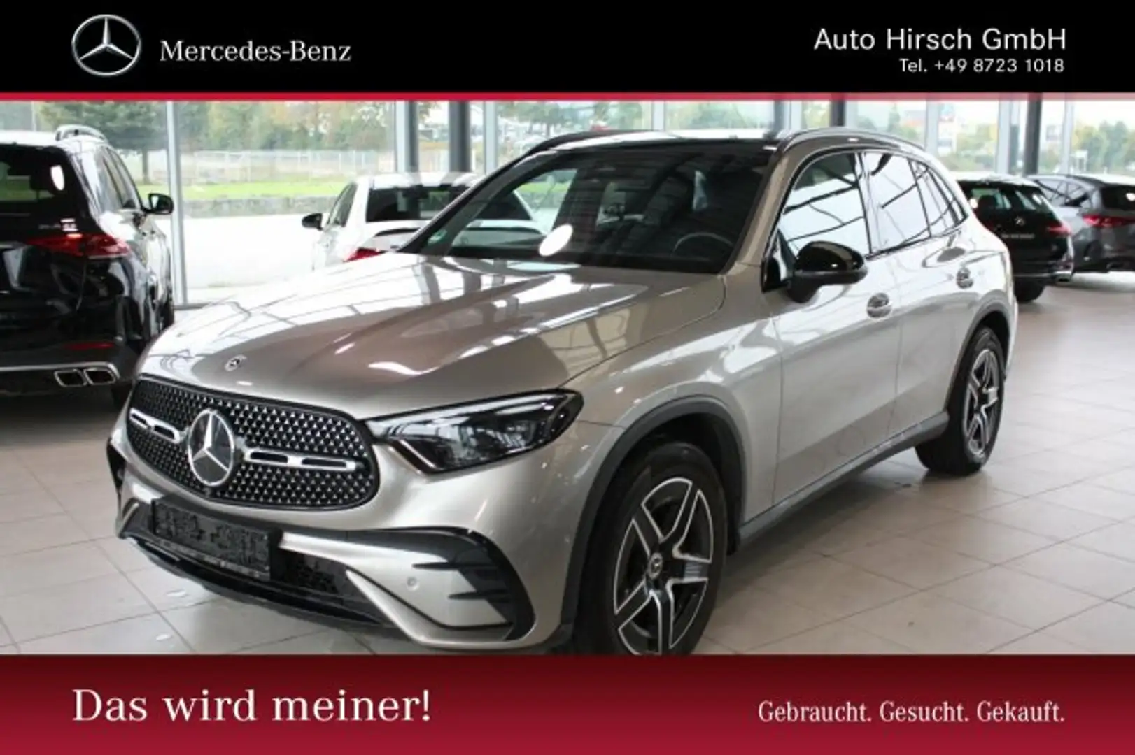 Mercedes-Benz GLC 300 GLC 300 4MATIC AMG+Pano-Dach+AHK+360°+DIGITALLIG Argent - 1