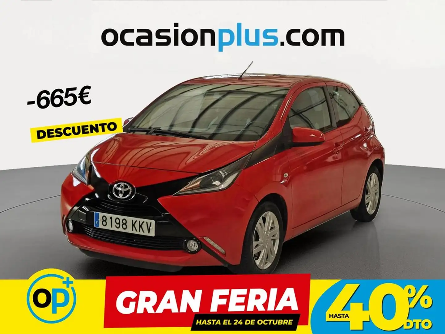 Toyota Aygo 1.0 VVT-i x-play Rojo - 1