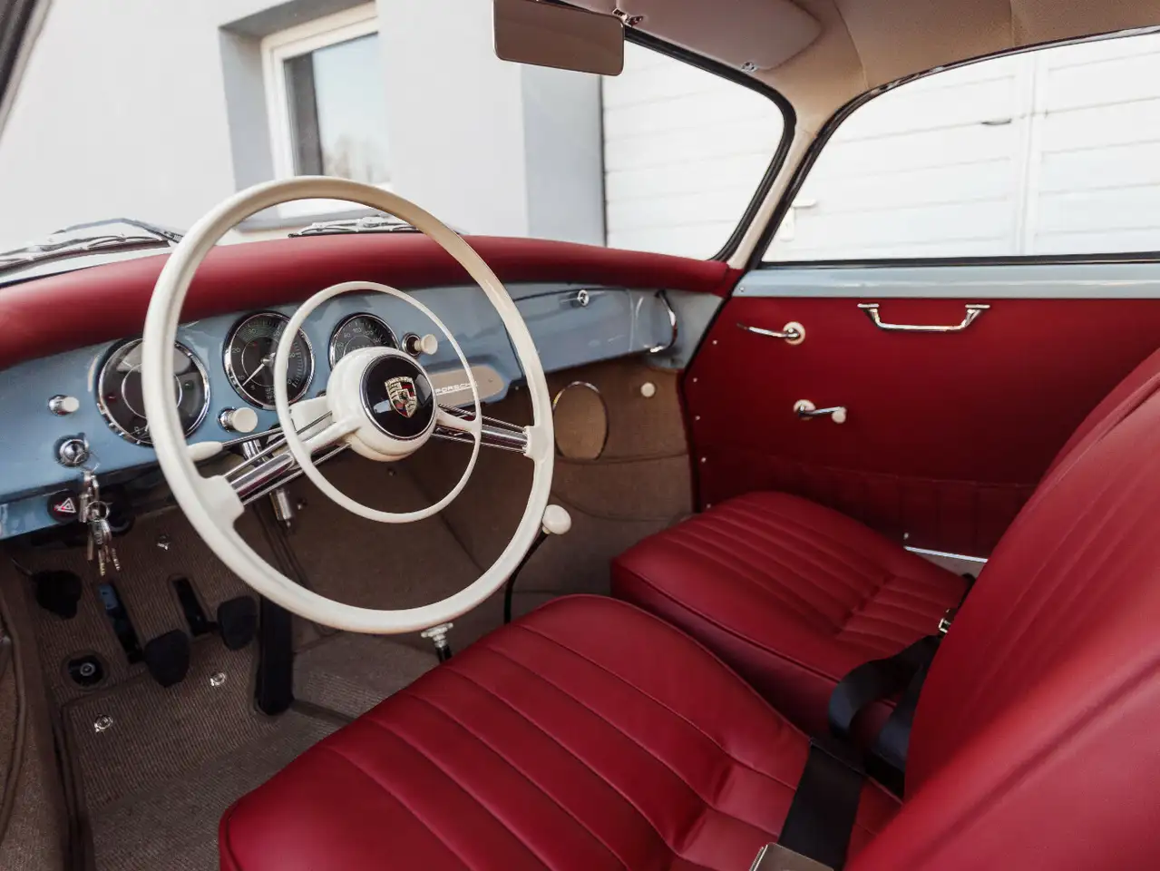 Porsche 356A Komplett restauriert 75PS Motor EU-Modell, foto 9
