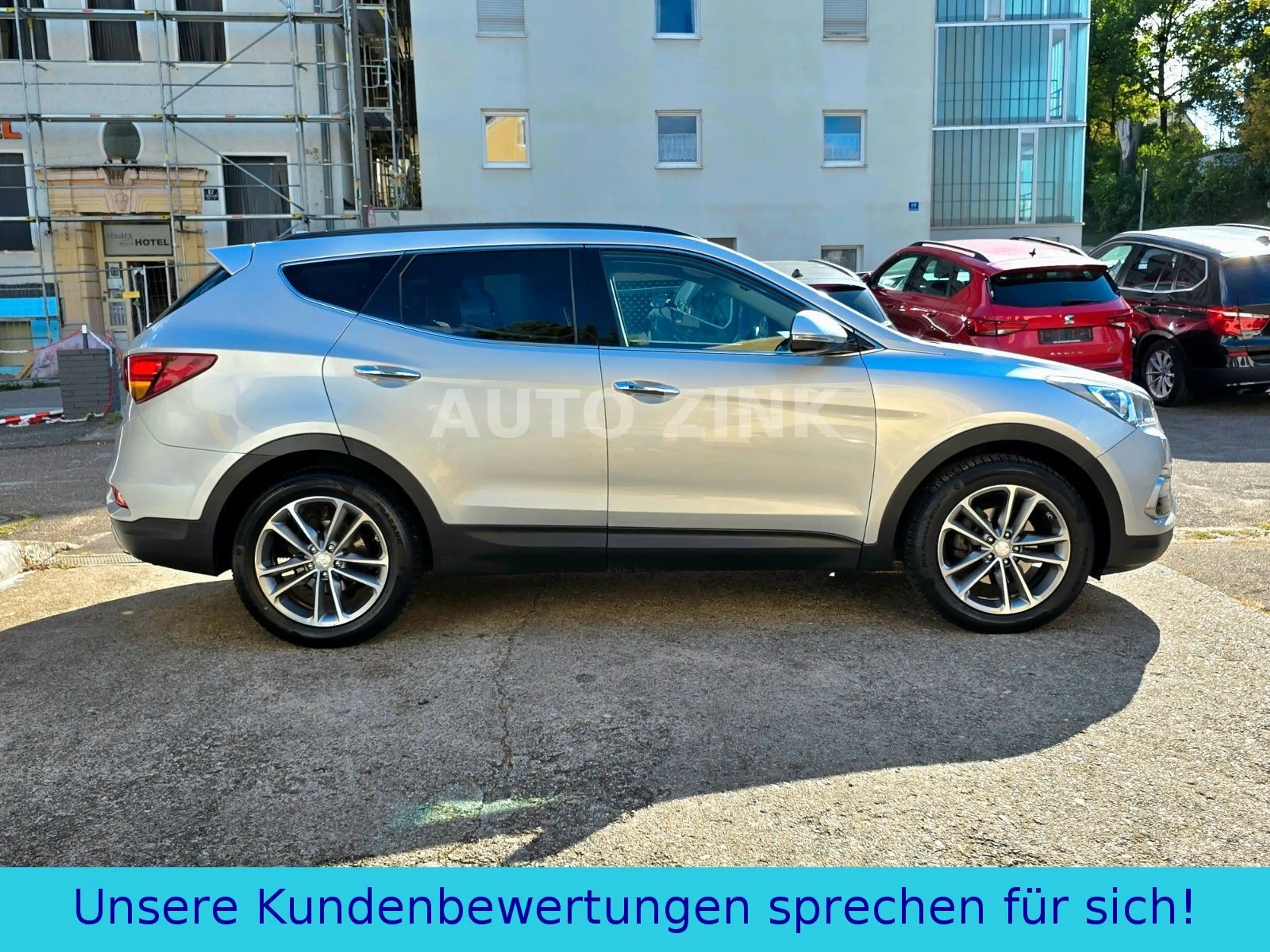 Hyundai SANTA FE blue Premium 4WD. 2.Hand* AHK* GEPFLEGT — photo 5